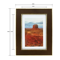 Gallery™ Walnut & Gold Trim Frame with Mat by Studio Décor®