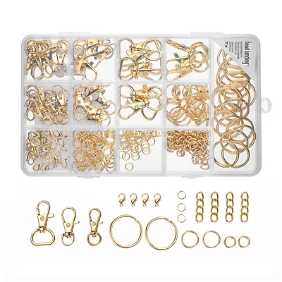 Gold Keychain-Making Findings Kit by Bead Landing™
