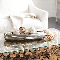 4" Natural Dried Floral Sola Ball Vase Filler Set