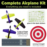 Creativity for Kids® Stunt Squadron™ Glow-in-the-Dark Foam Flier Kit