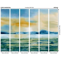 Ohpopsi Golden Sunset Wall Mural