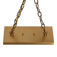 Hello Honey® Robert Stevenson Lighting Benson Exposed Bulb Metal 5-Light Linear Chandelier