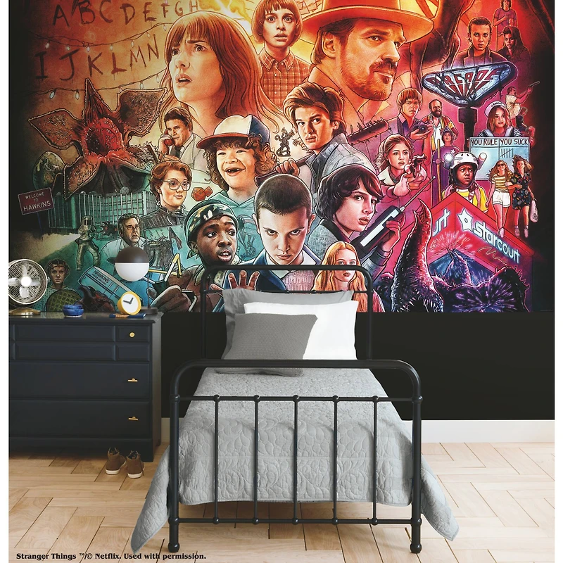 RoomMates Netflix Stranger Things Mural