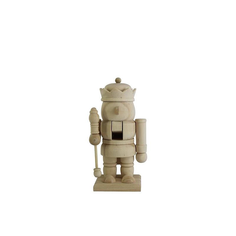7" King with Scepter DIY Pinewood Nutcracker by Make Market®
