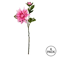 6 Pack: Purple Dahlia Spray