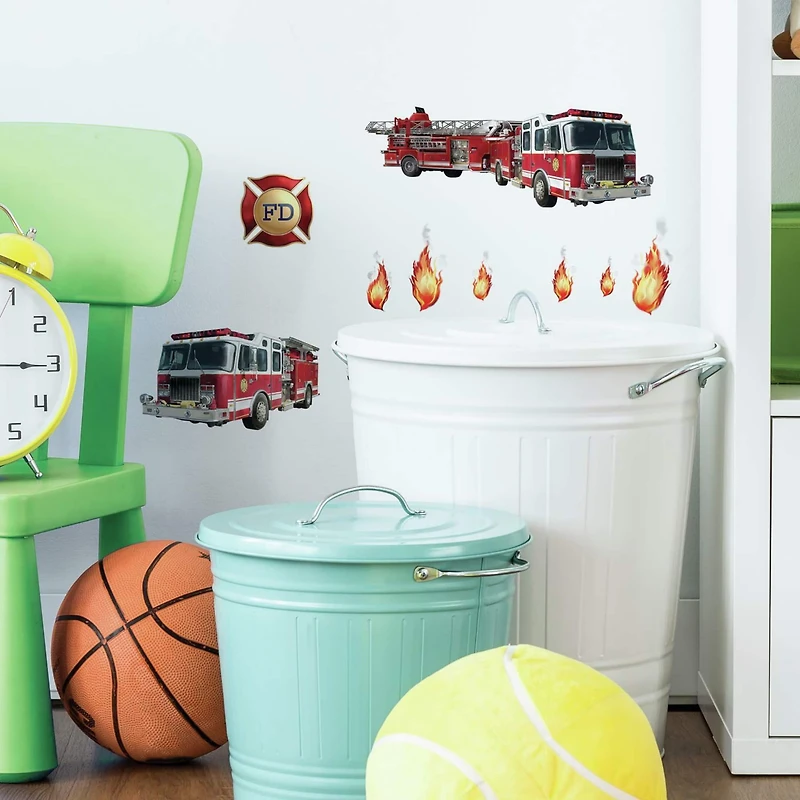 RoomMates Fire Brigade Peel & Stick Wall Decals