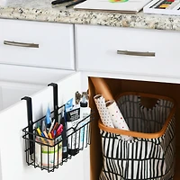 Household Essentials Over the Door Metal Basket