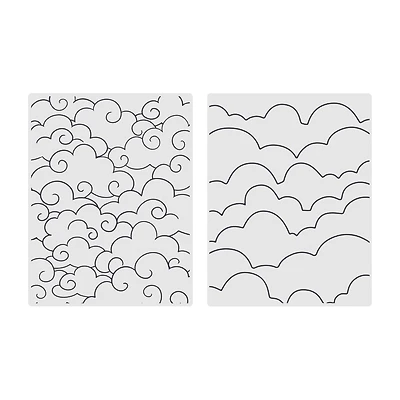 Clouds Embossing Folders Set by Recollections™