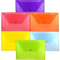JAM Paper 9.75" x 14.5" Mixed Plastic Snap Envelopes, 12ct.