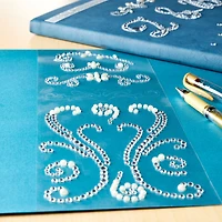 Silver Gem & Satin Pearl Bling Stickers by Recollections™