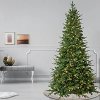 7.5ft. Pre-Lit Feel-Real® Duxbury Artificial Christmas Tree, Warm White LED Lights