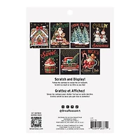 Brea Reese™ 6" x 8" Chillin' at Christmas Scratch Art Paper Pad