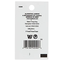 LaMode 3/8" Black 4-Hole Buttons, 5ct.