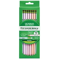 Ticonderoga® No.2 HB Pastel Wood-Cased Pencil Set