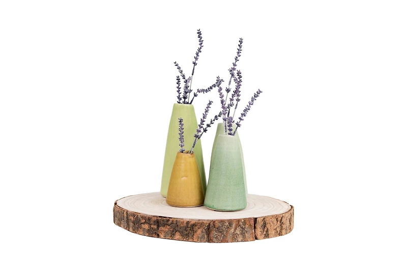 Hello Honey® 13" Large Round Paulownia Wood Slice