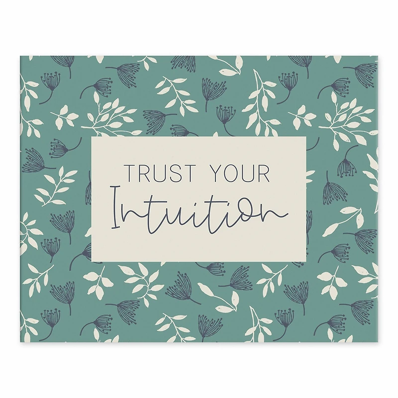 10" Trust Your Intuition Tabletop Canvas Décor
