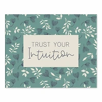 10" Trust Your Intuition Tabletop Canvas Décor
