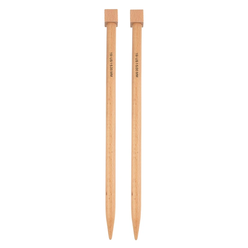 14" Jumbo Wood Knitting Needles by Loops & Threads