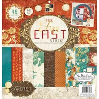 DCWV® Far East 12" x 12" Single-Sided Cardstock Paper, 48 Sheets