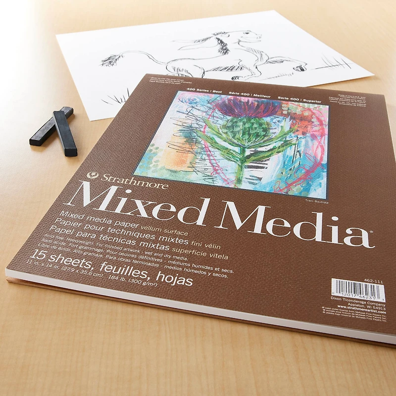 12 Pack: Strathmore® 400 Series Mixed Media Paper Pad