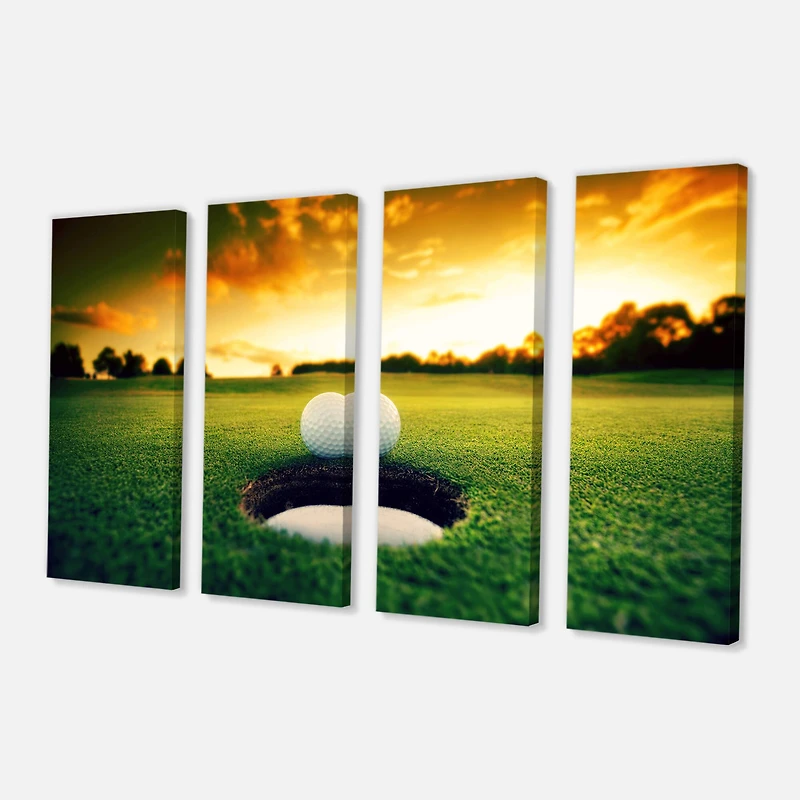 Designart - Golf Ball Near Hole