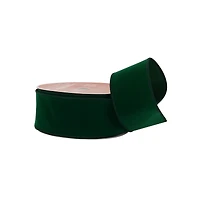 2.5" x 80ft. Green Velvet Wired Jumbo Ribbon by Celebrate It®