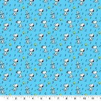 Peanuts® Snoopy Happy Dance Cotton Fabric 