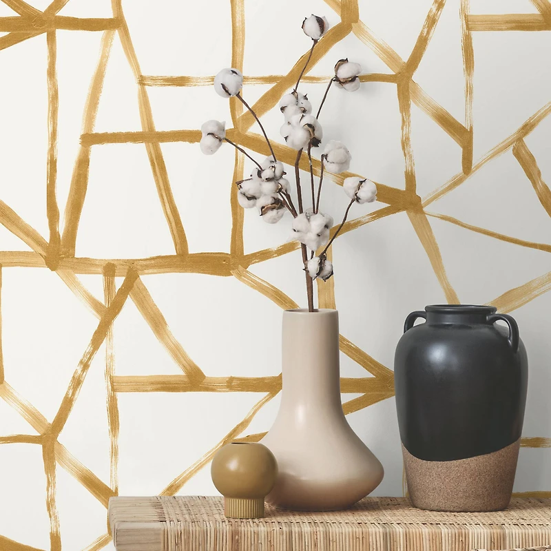 Surface Style What's Your Angle Peel & Stick Wallpaper