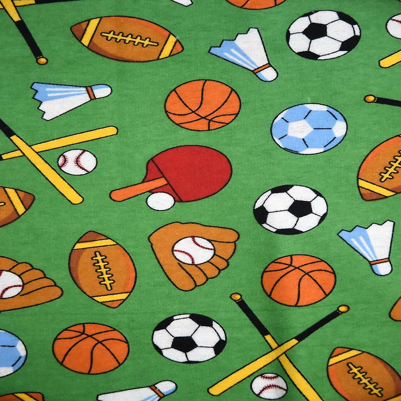 Feldman Green Sports Cotton Flannel