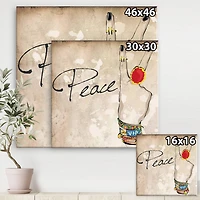 Designart - Gypsy Hippy Hand Peace