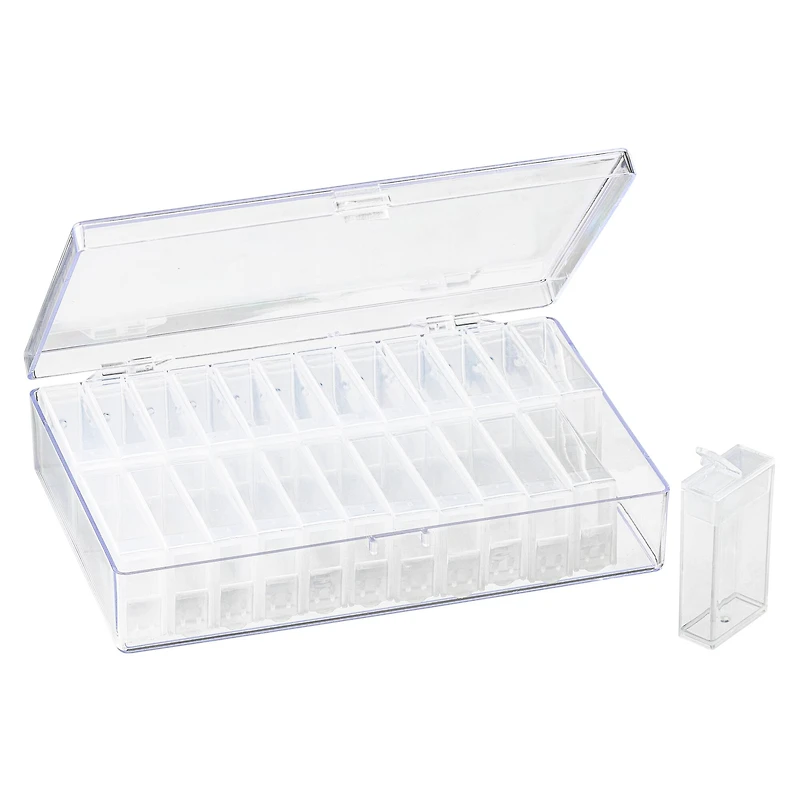 12 Pack: Bead Organizer with Removable Bead Containers by Bead Landing™