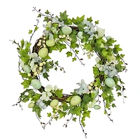 22" Ivy & Eggs Easter Wreath