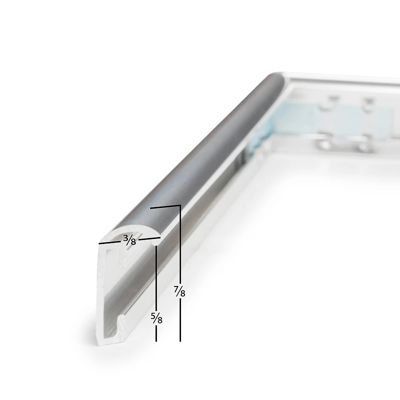 Frame USA Metal I Silver Single Image Picture Frame