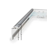 Frame USA Metal I Silver Single Image Picture Frame