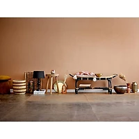 Hello Honey® 12.5" Oxidized Copper Finish Metal Vase