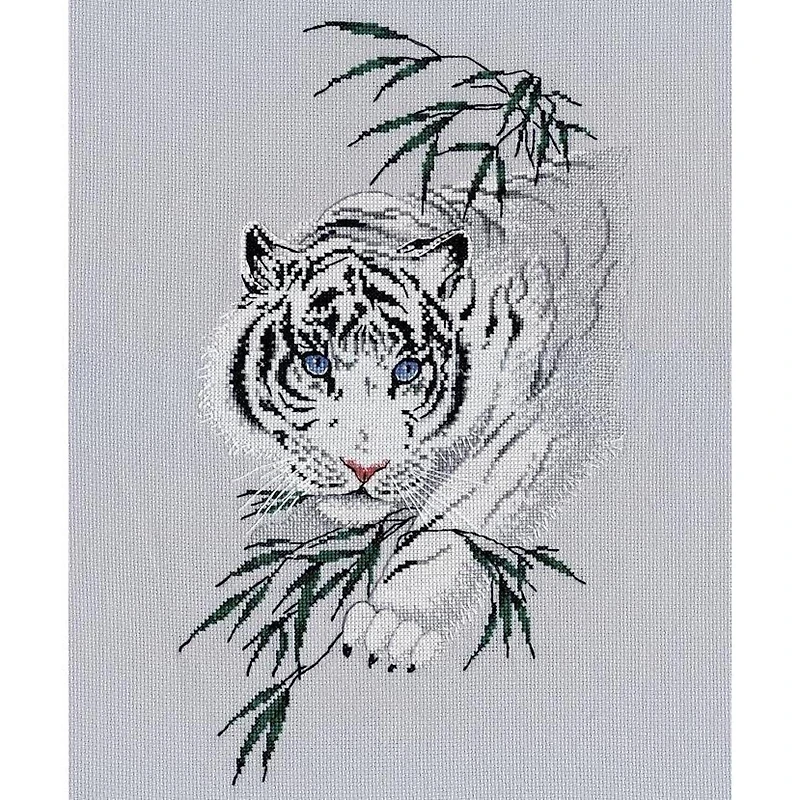 Oven White Tiger Cross Stitch Kit