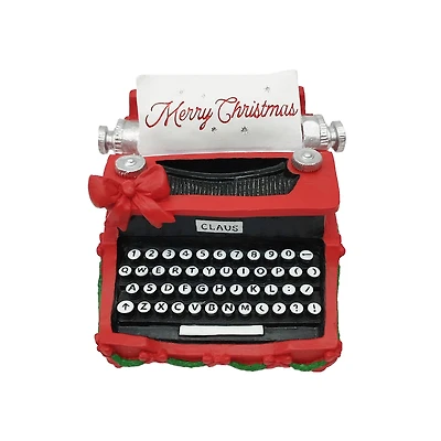 5" Red Typewriter Tabletop Décor by Ashland®
