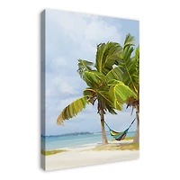 Hammock In The Wind 24" x 36" Canvas Wall Art