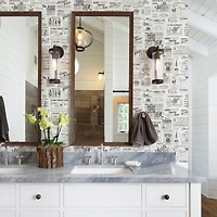 Wallpops Charcoal Published Peel & Stick Wallpaper