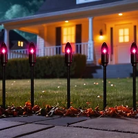 10ct. Purple C9 Bulb Halloween Pathway Markers