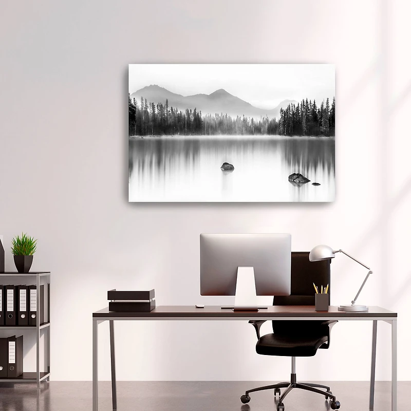 Mountain Reflection Canvas Giclee