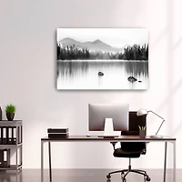 Mountain Reflection Canvas Giclee