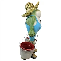 Design Toscano 17.5" Buckets the Garden Frog Statue