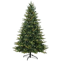 6.5ft. Pre-Lit Real Touch™ Shenandoah Pine Artificial Christmas Tree with Pinecones, Warm White LED Lights
