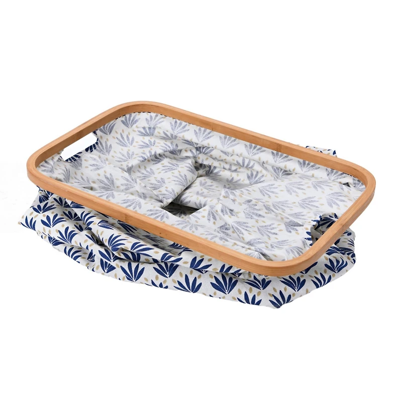 Household Essentials Krush Bamboo Rimmed Hamper (Rectangular