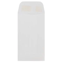 JAM Paper White #3 Coin Business Commercial Envelopes