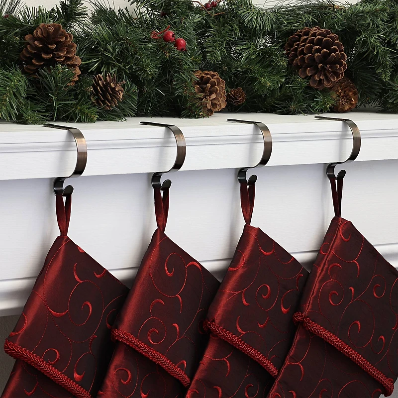 Haute Decor Pewter MantleClip Jr., 4ct.