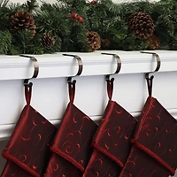 Haute Decor Pewter MantleClip Jr., 4ct.