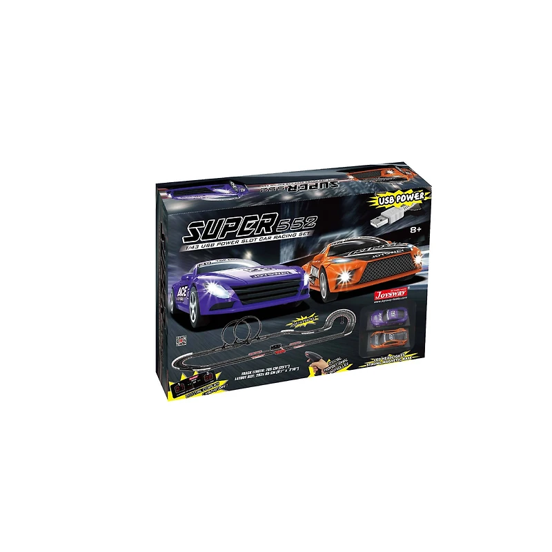 Joysway® Superior 552 USB Power Slot Car Racing Set