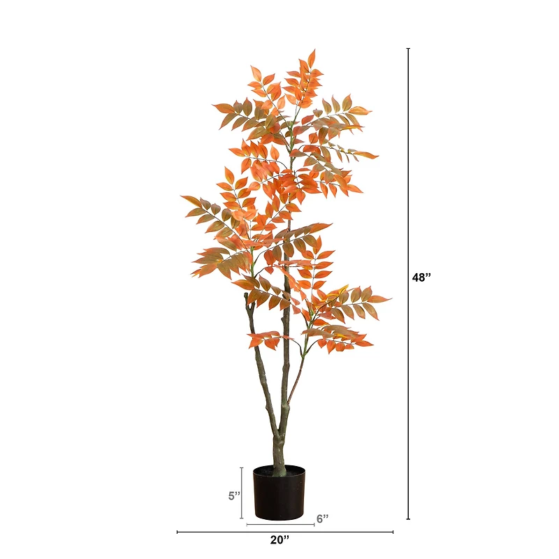 4ft. Autumn Sumac Artificial Fall Tree